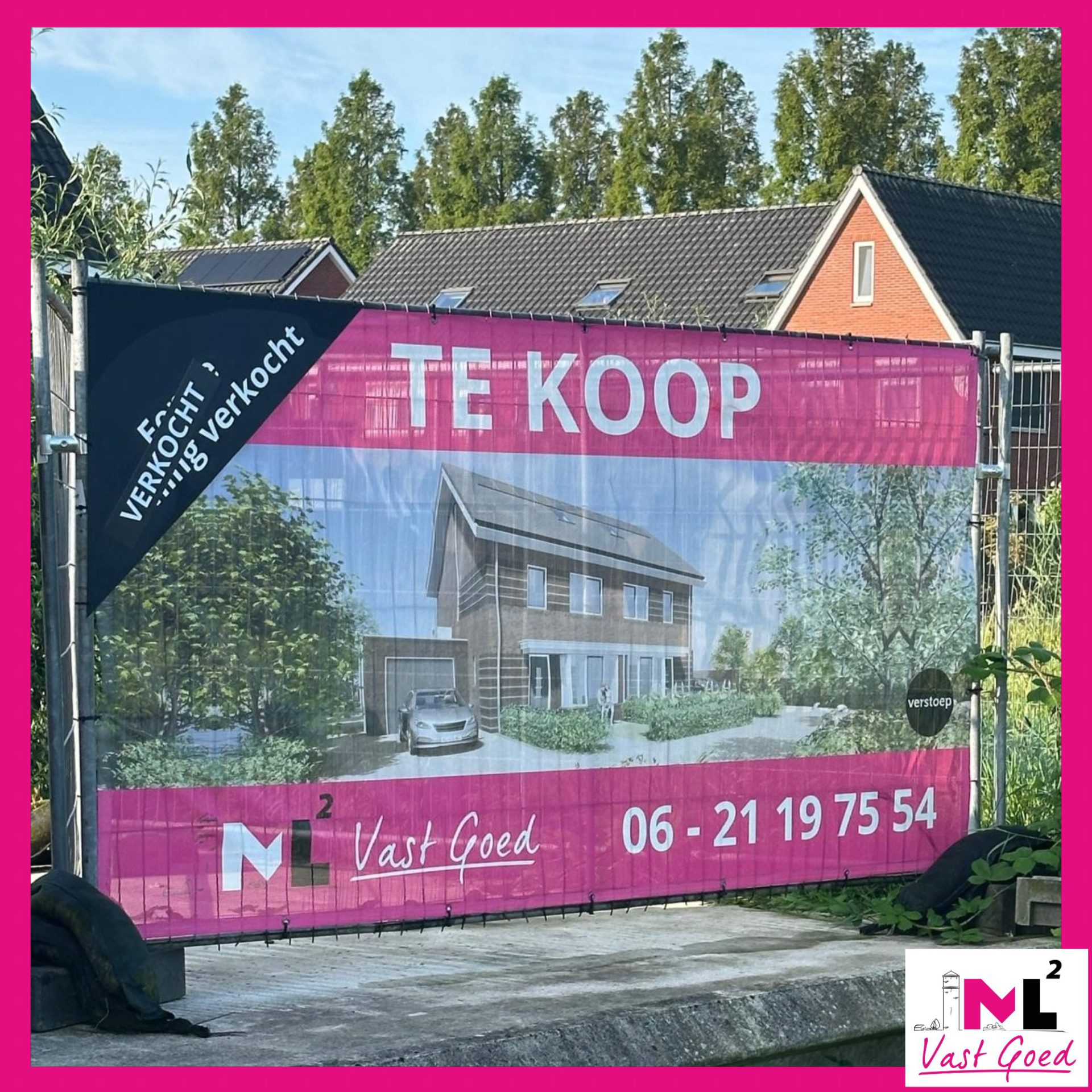 Grondoverdracht Van Mieropstraat 2 en 4 te Cabauw!