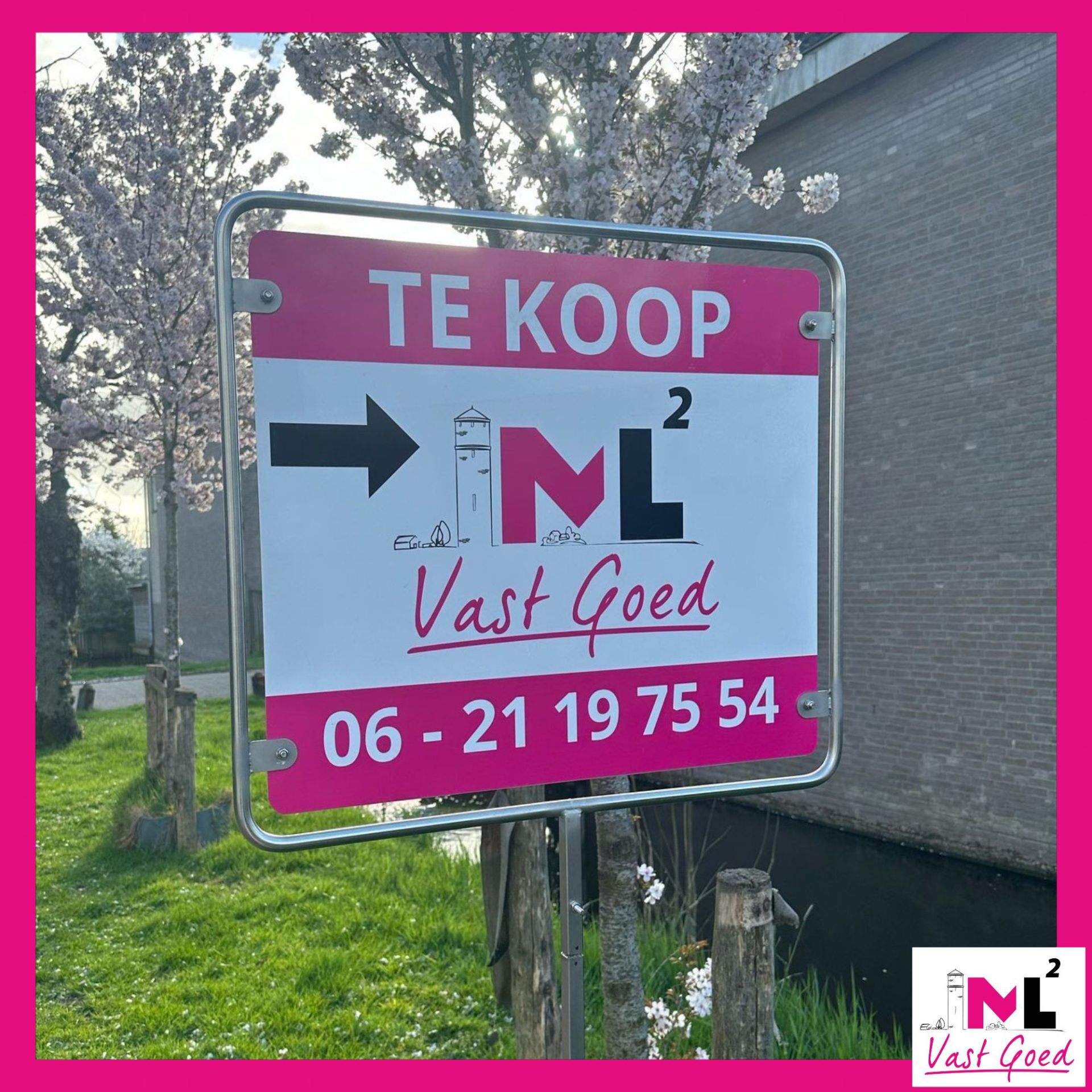 Te koop bord verdwenen!