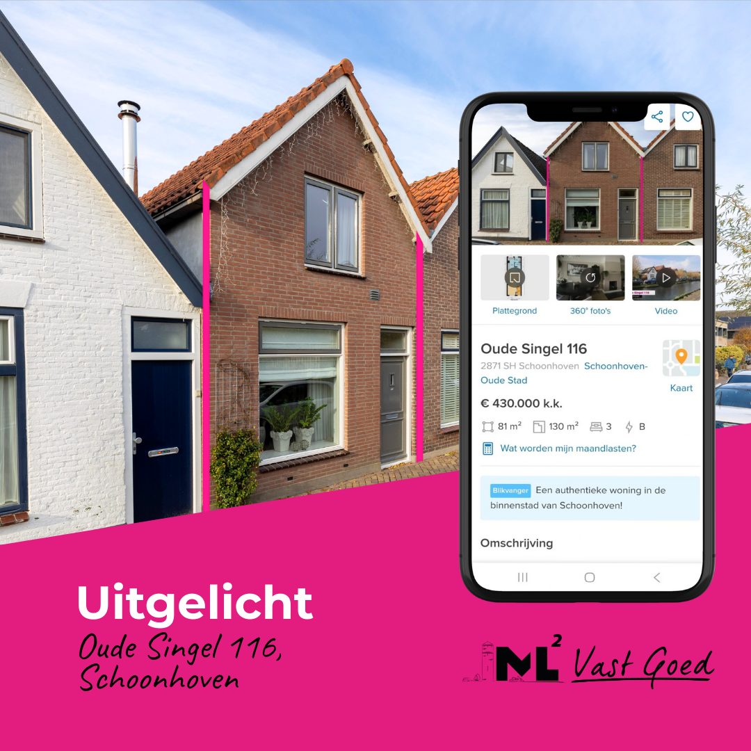 Uitgelicht: Oude Singel 116 te Schoonhoven!