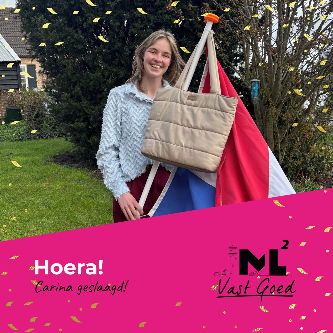 Carina is geslaagd!