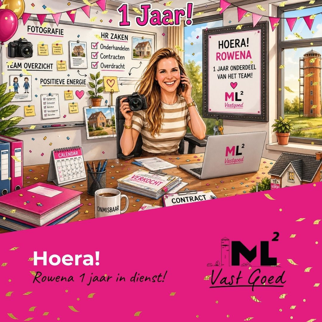 Rowena 1 jaar in dienst! ๐